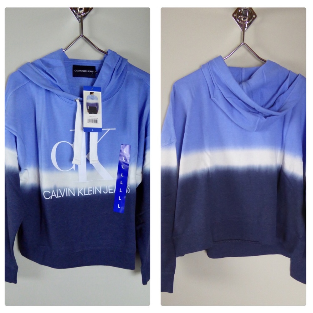 Calvin Klein French Terry Dip Dyed Hoodie CK Jeans